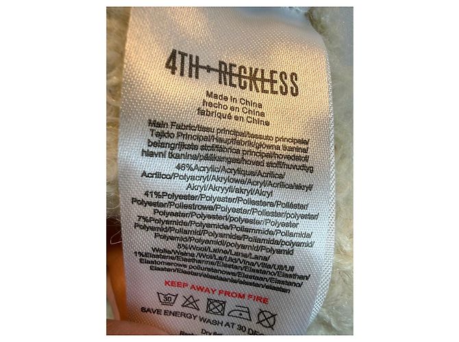 Autre Marque Falda Maxi de Punto Crema 4th + Reckless Crudo - vista 4
