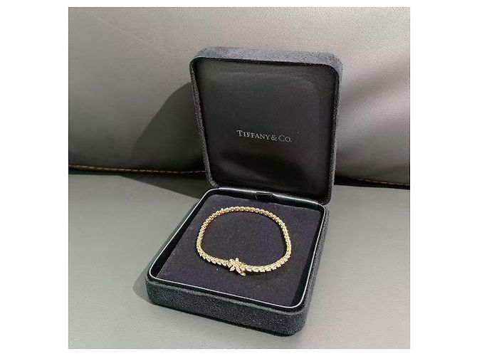 Tiffany & Co Bracelet Tiffany Victoria en or rose et diamants Doré - vue 3