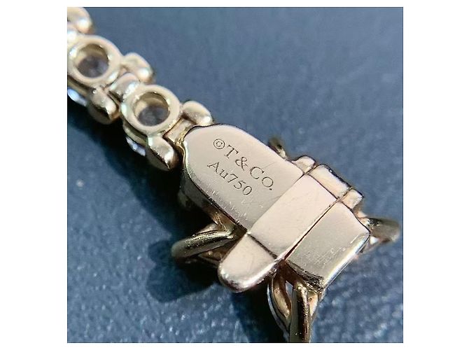Tiffany & Co Bracelet Tiffany Victoria en or rose et diamants Doré - vue 5