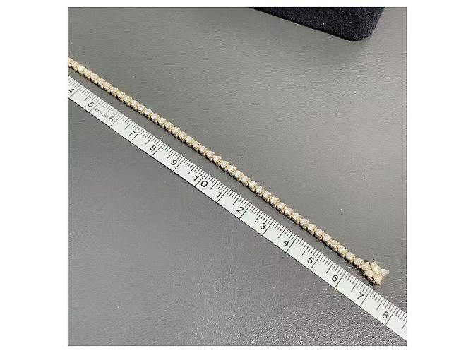 Tiffany & Co Bracelet Tiffany Victoria en or rose et diamants Doré - vue 7
