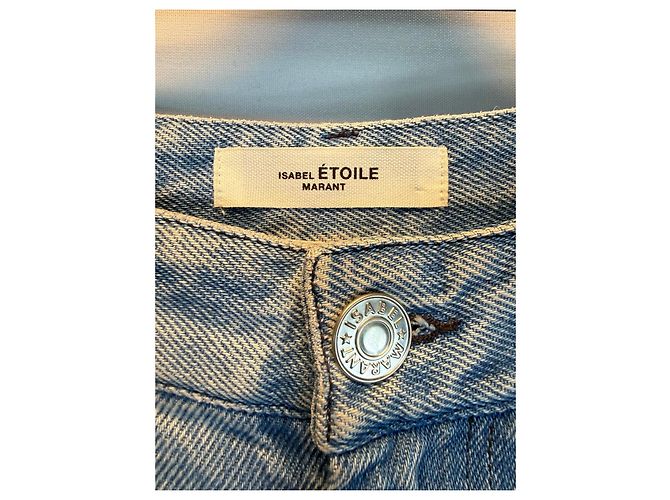 Isabel Marant Etoile Pantalones de denim azul claro "Tilorsy" de Isabel Marant Étoile - vista 2