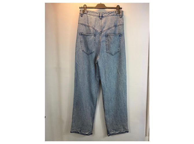 Isabel Marant Etoile Pantalones de denim azul claro "Tilorsy" de Isabel Marant Étoile - vista 3