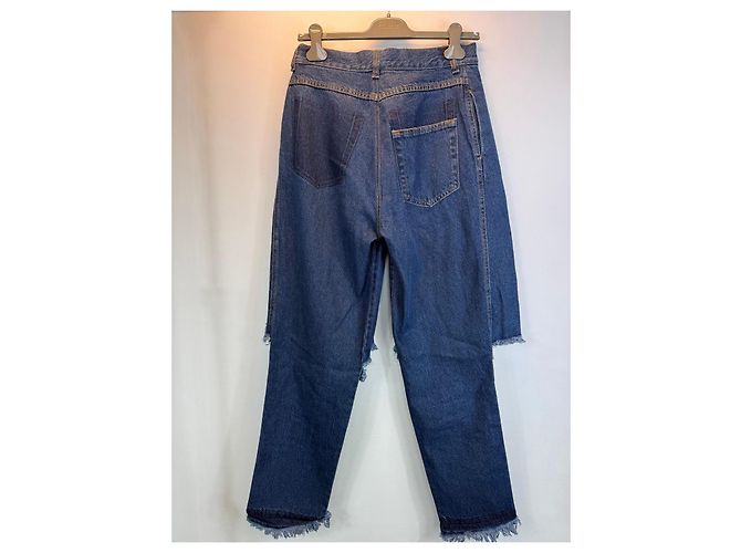 Autre Marque Jeans demi Ksenia Schnaider de denim Azul - vista 3
