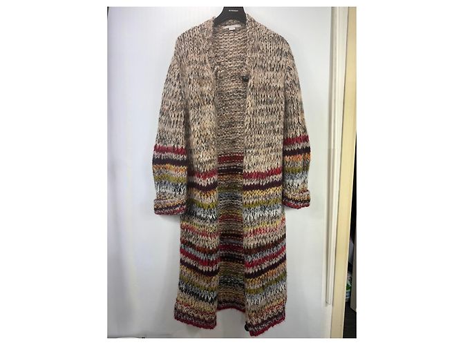 Stella Mc Cartney Stella McCartney mehrfarbiger gestreifter Alpaka-Wollmischung Cardigan - Ansicht 3