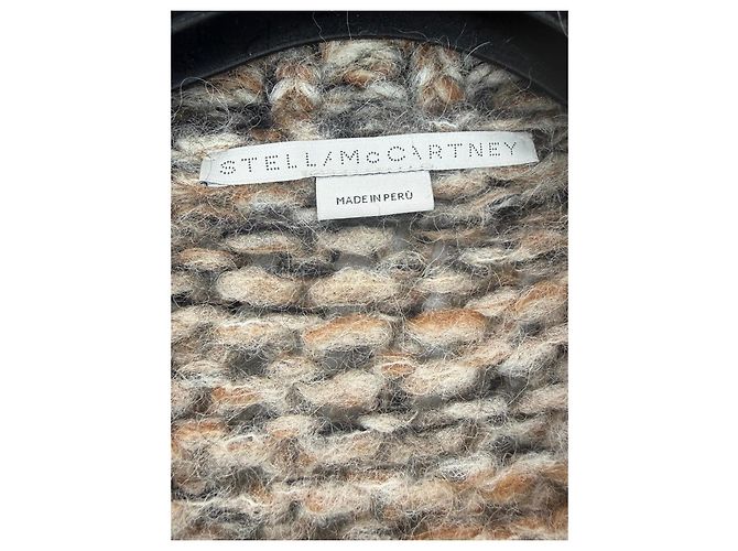 Stella Mc Cartney Stella McCartney mehrfarbiger gestreifter Alpaka-Wollmischung Cardigan - Ansicht 4