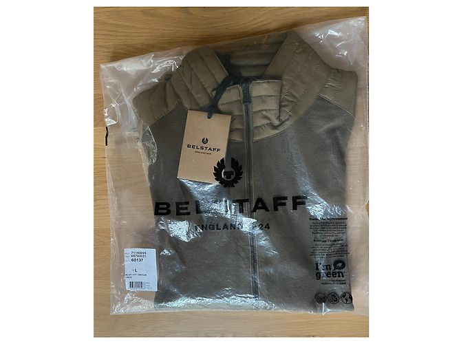 Belstaff Kelby Zip Cardigan Brown Wool - view 11