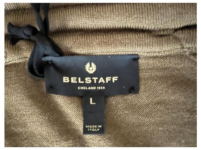 Belstaff Kelby Zip Cardigan Brown Wool - view 2
