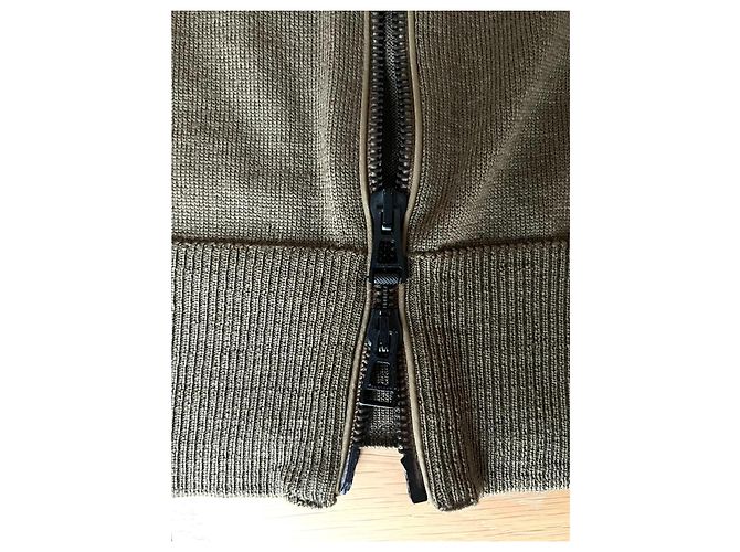 Belstaff Kelby Zip Cardigan Brown Wool - view 7