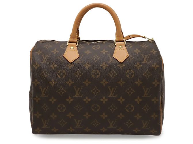 Borsa a mano Speedy 30 Monogramma Louis Vuitton Marrone - vista 2