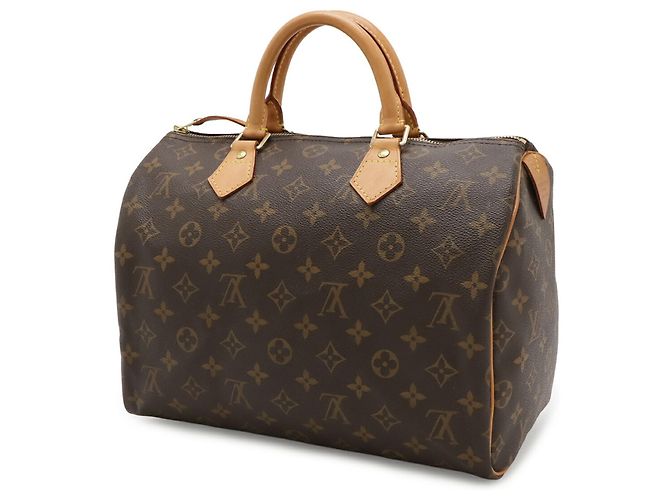 Borsa a mano Speedy 30 Monogramma Louis Vuitton Marrone - vista 3