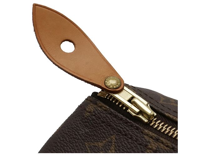 Borsa a mano Speedy 30 Monogramma Louis Vuitton Marrone - vista 5