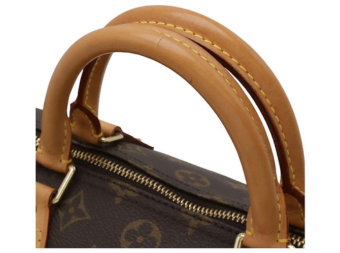 Borsa a mano Speedy 30 Monogramma Louis Vuitton Marrone - vista 6