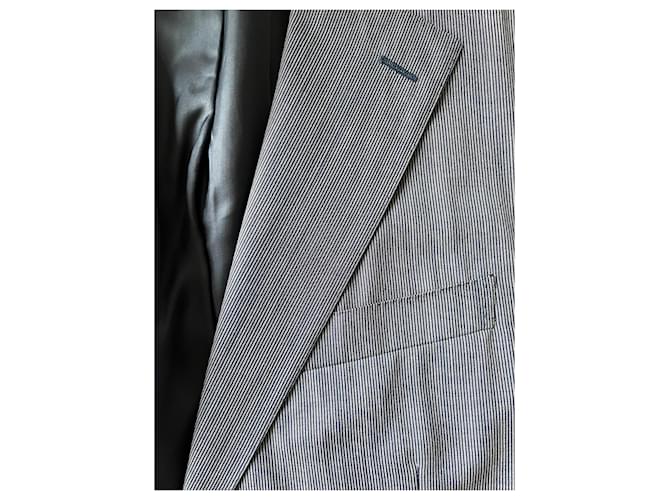 Canali Ternos Branco Azul claro - vista 5