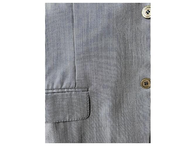 Canali Ternos Branco Azul claro - vista 6