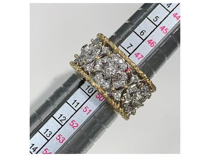 Anello Buccellati OPERA Full pave eternelle diamante taglia 50 Argento - vista 3