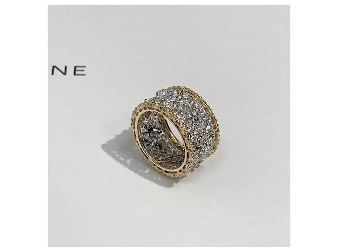 Anello Buccellati OPERA Full pave eternelle diamante taglia 50 Argento - vista 4