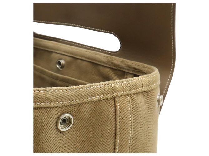 Hermès Borsa tote Hermes Valparaiso PM Taupe - vista 8