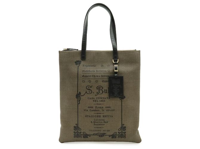 Bulgari Borsa Tote/Spalla Bvlgari Collezione Nero Grigio - vista 2