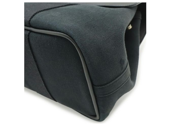 Borsa a mano/tote bag Hermès Valparaiso PM nera Nero - vista 4