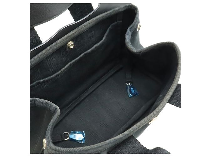 Borsa a mano/tote bag Hermès Valparaiso PM nera Nero - vista 6