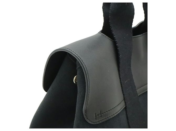 Borsa a mano/tote bag Hermès Valparaiso PM nera Nero - vista 8