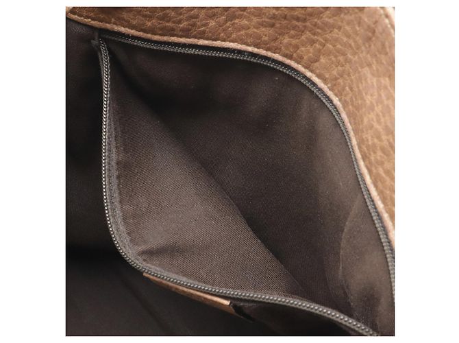 Gucci braune Leder Schultertasche - Ansicht 10