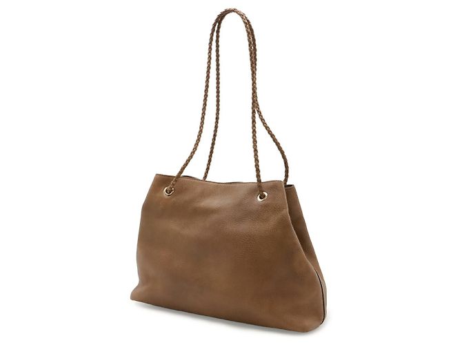 Gucci braune Leder Schultertasche - Ansicht 3