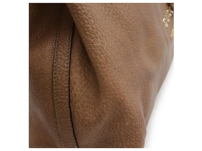 Gucci braune Leder Schultertasche - Ansicht 5