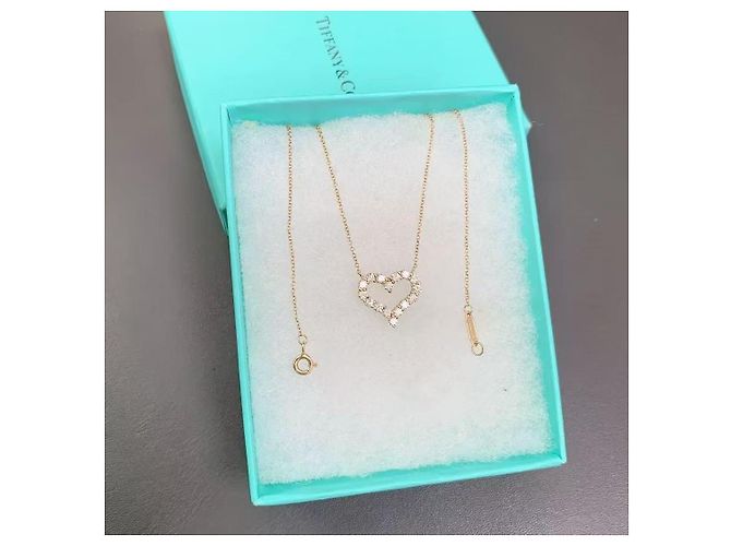 Collana Tiffany & Co in oro e diamanti D'oro - vista 2