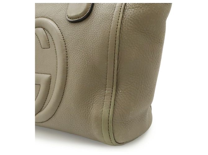 Borsa Tote Gucci Soho Interlocking G - vista 9