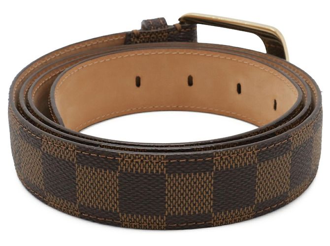 Cintura Ellipse Damier Louis Vuitton Marrone - vista 3