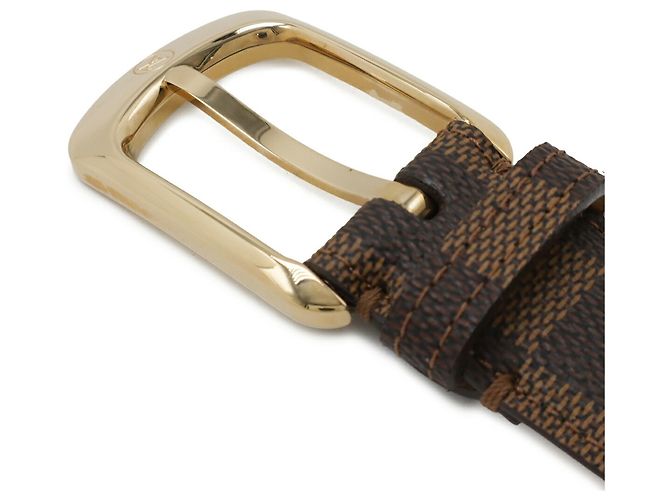 Cintura Ellipse Damier Louis Vuitton Marrone - vista 4