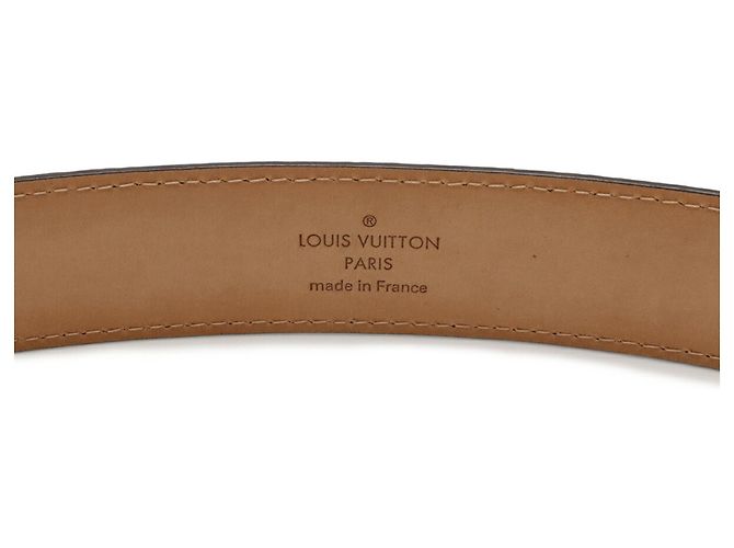 Cintura Ellipse Damier Louis Vuitton Marrone - vista 8