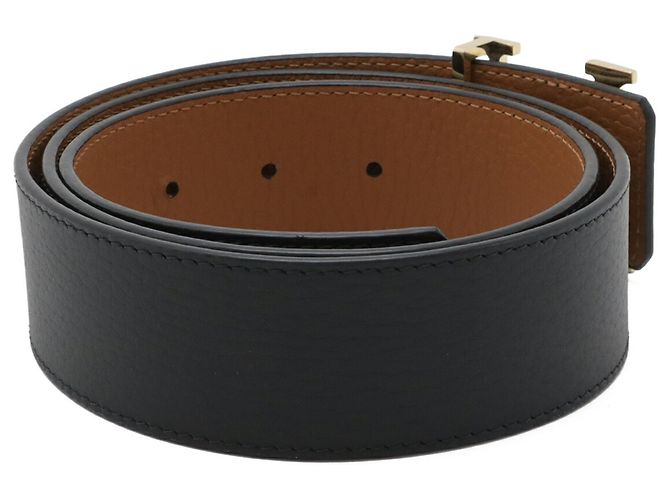 Louis Vuitton Reversible Taurillon Leather Belt Brown Black - view 3