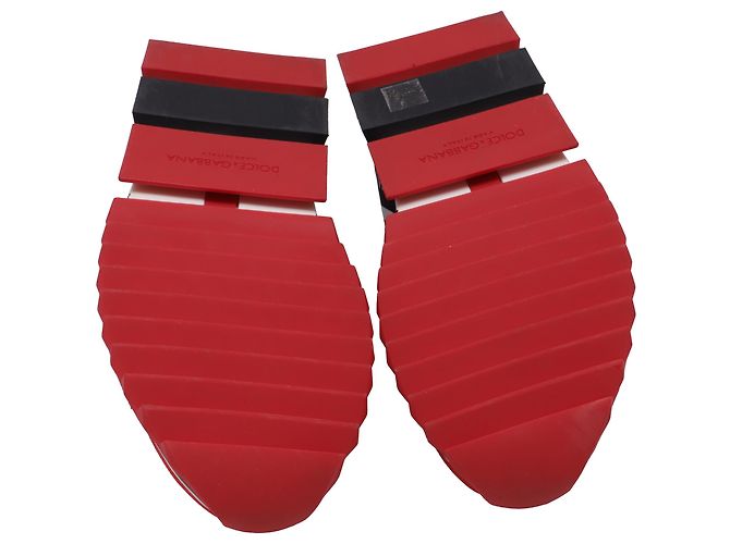 Sneakers Slip-On Sorrento Dolce & Gabbana in Poliestere Rosso - vista 6