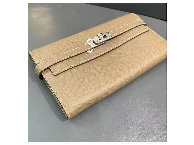 Hermès Kelly Wallet Elephant Grey Epsom Leather - view 2