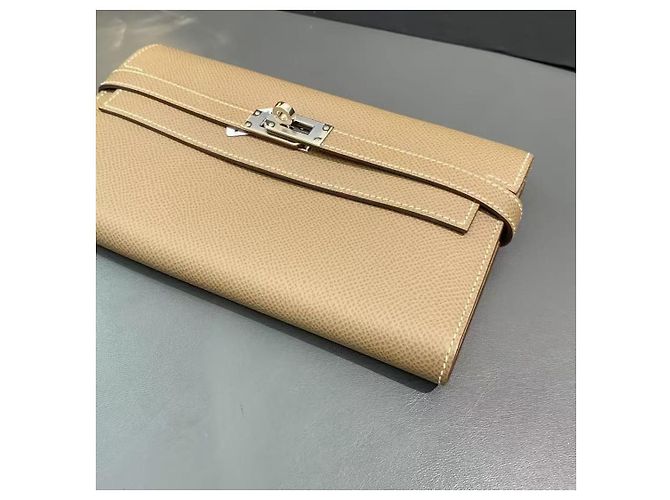 Hermès Kelly Wallet Elephant Grey Epsom Leather - view 3