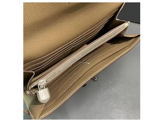 Hermès Kelly Wallet Elephant Grey Epsom Leather - view 5