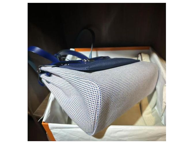 Hermès Lovebag 31 Panda Edizione Limitata Blu e Bianco - vista 4