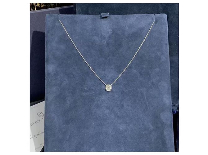Collana Harry Winston 1 carato di diamanti 1,01 ct Argento - vista 5