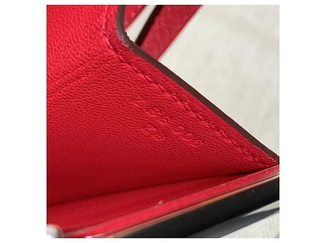 Borsa a mano Hermès Mors de bride rosa in pelle - vista 5