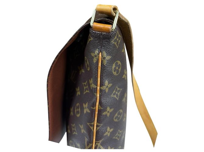 Borsa a Spalla Musette Monogram Louis Vuitton Marrone - vista 15