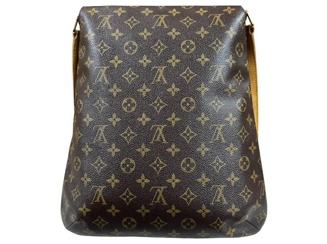 Borsa a Spalla Musette Monogram Louis Vuitton Marrone - vista 3