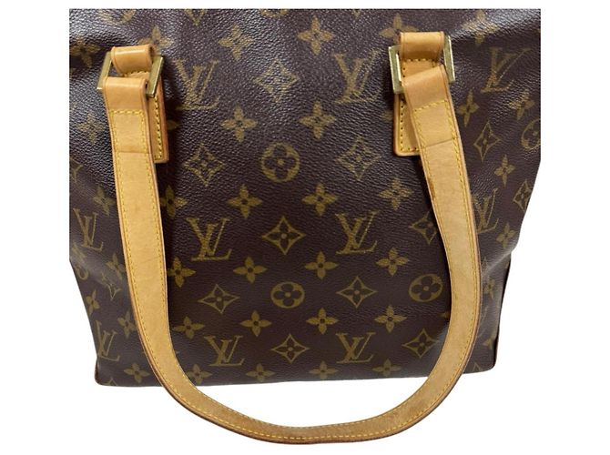 Borsa Tote Cabas Piano Monogram Louis Vuitton Marrone - vista 13