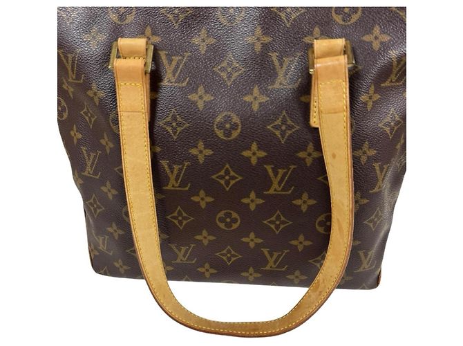 Borsa Tote Cabas Piano Monogram Louis Vuitton Marrone - vista 14