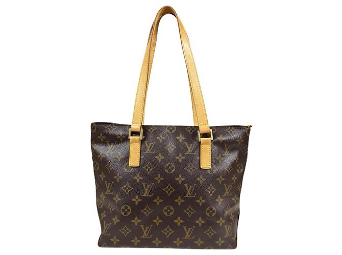Borsa Tote Cabas Piano Monogram Louis Vuitton Marrone - vista 3