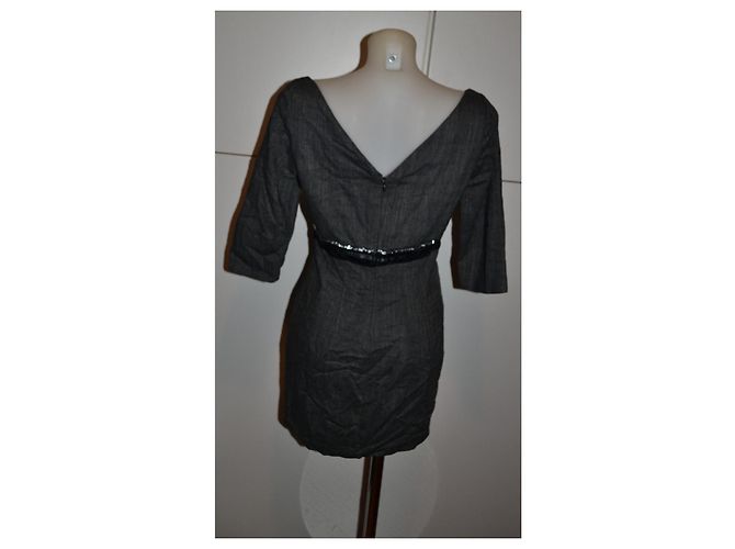 Pinko Kleid Grau Größe 46 IT - Ansicht 3