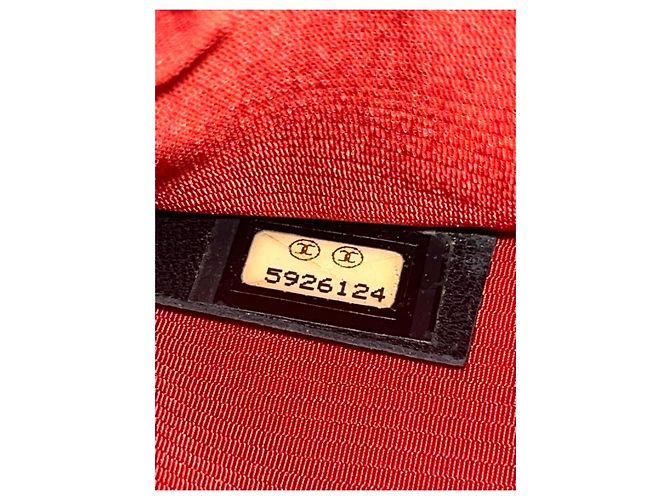 Cartera Chanel Logo CC Negro Blanco - vista 11