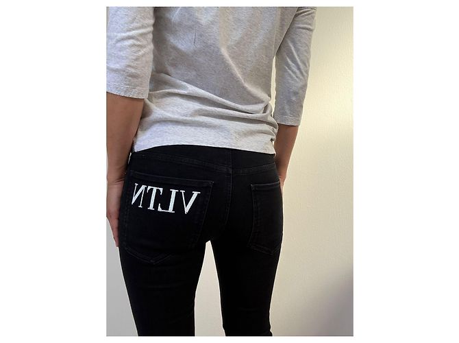 Jeans skinny Valentino Negro - vista 2