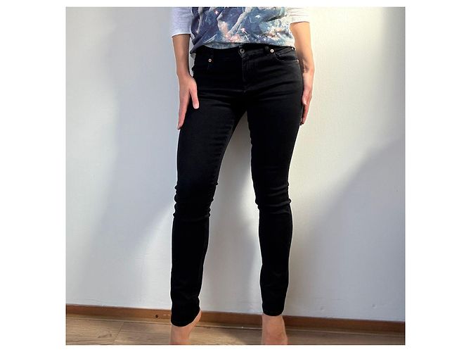 Jeans skinny Valentino Negro - vista 4